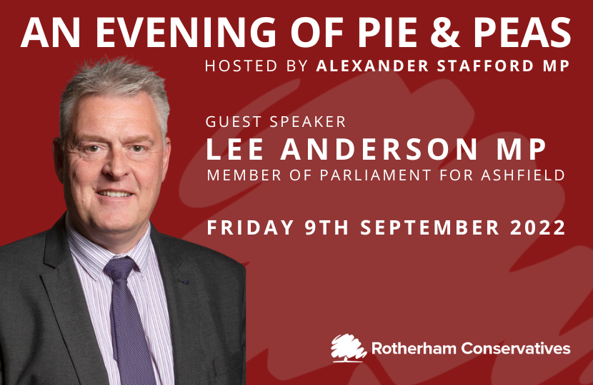 Lee Anderson MP Alexander Stafford Rotherham Conservatives
